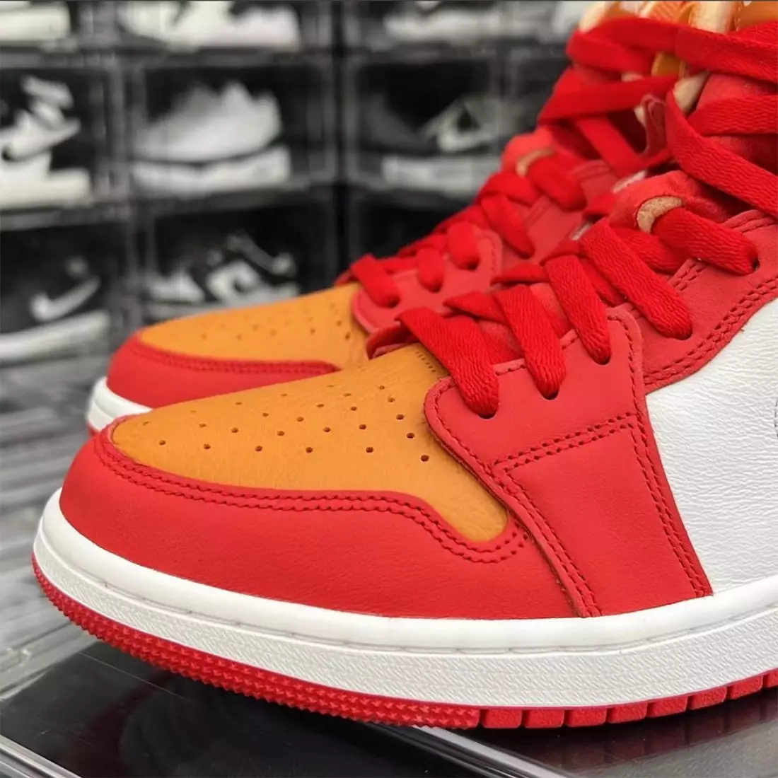 Air Jordan 1 Zoom CMFT Vermelho Laranja Data de Lançamento