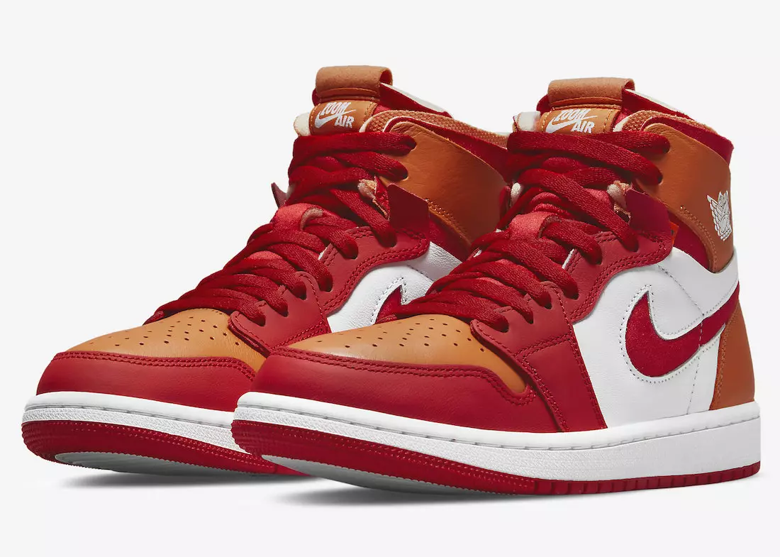 Air Jordan 1 Zoom CMFT Fire Red Hot Curry CT0979-603 Išleidimo data