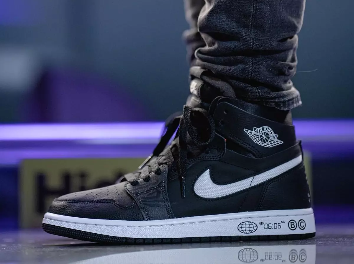 Air Jordan 1 Zoom CMFT Субҳона Club Санаи барориши On-Peet