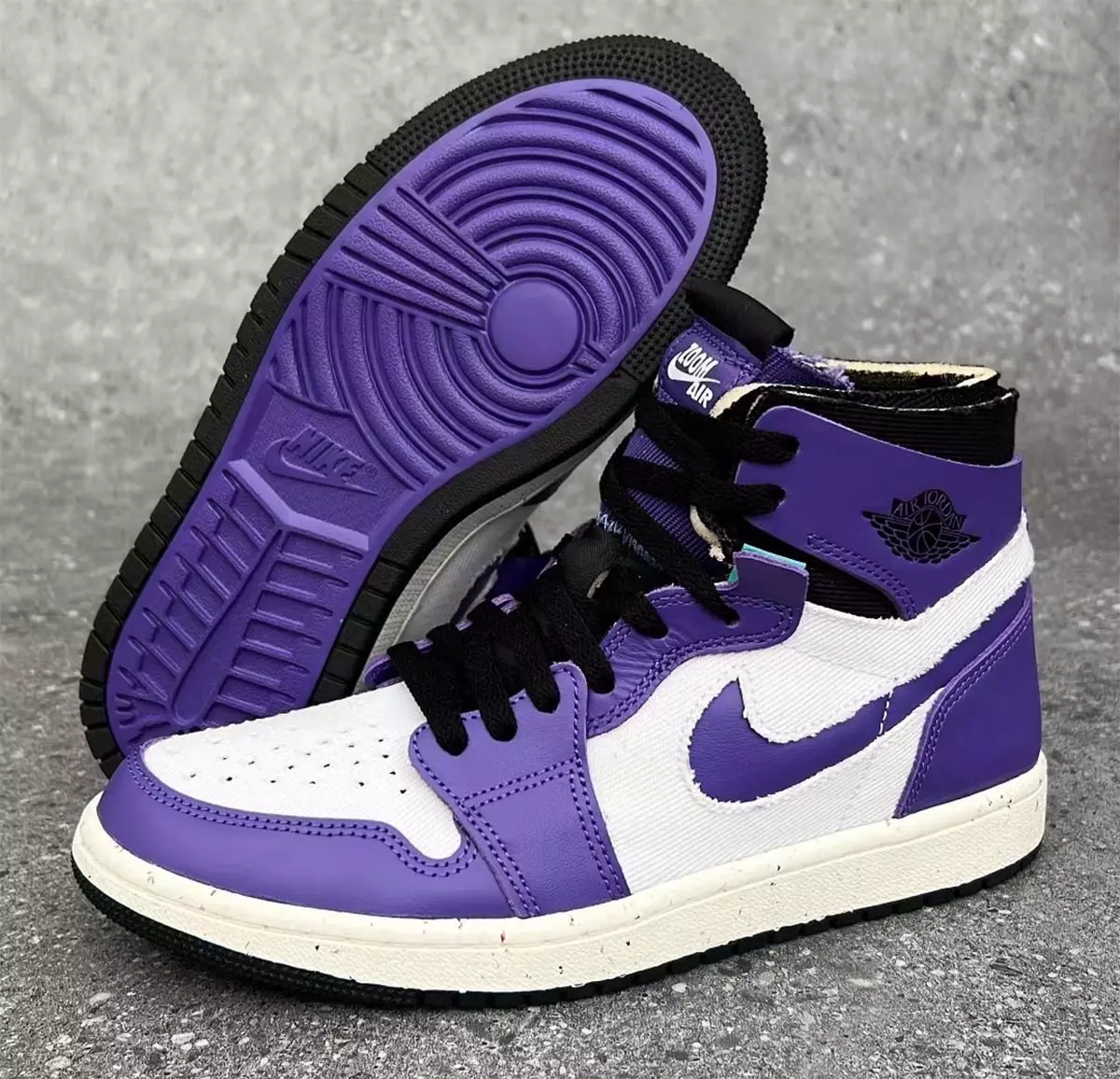 Air Jordan 1 Zoom CMFT Crater Purple Tarikh Tayangan