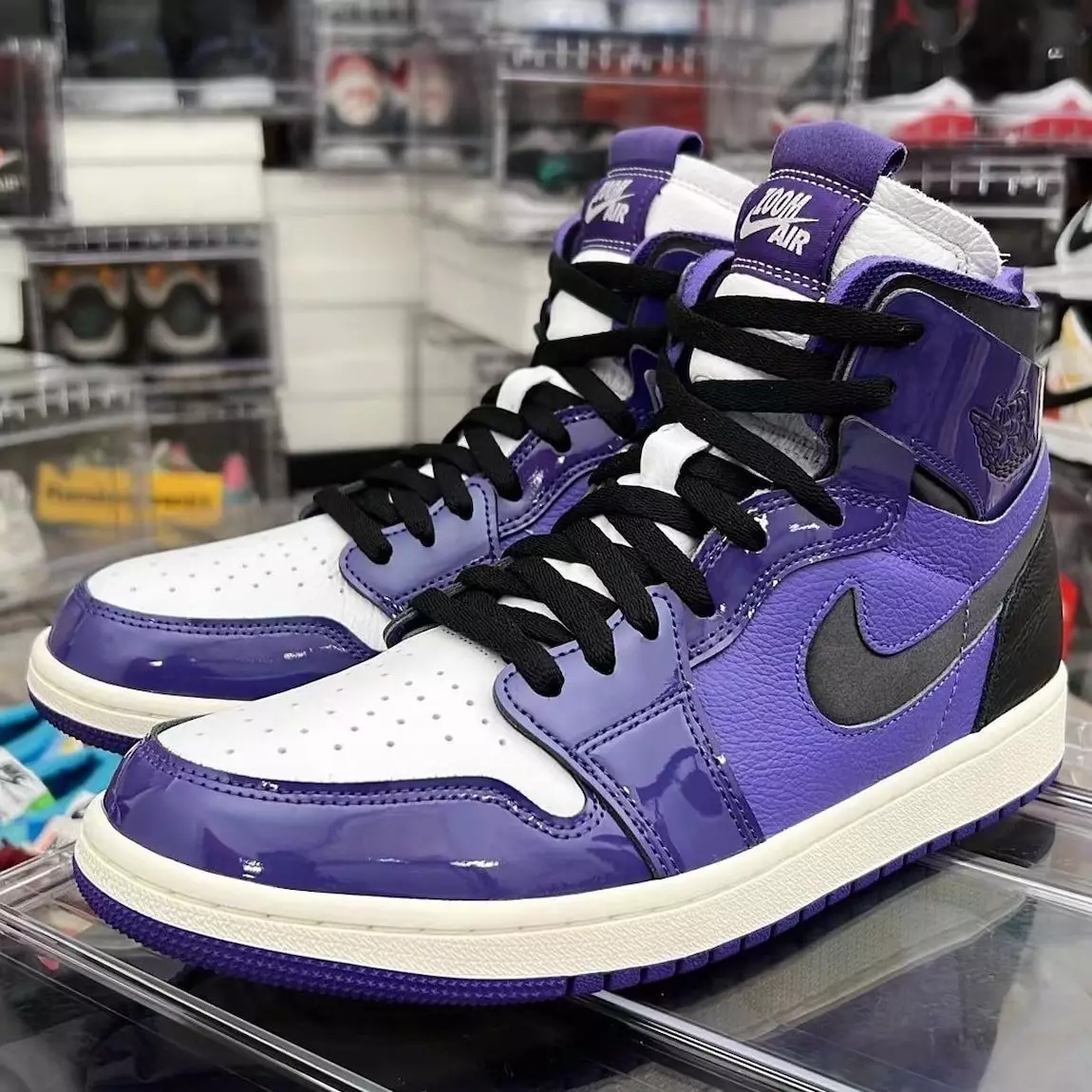 Air Jordan 1 Zoom CMFT Purple Patent Release Datum