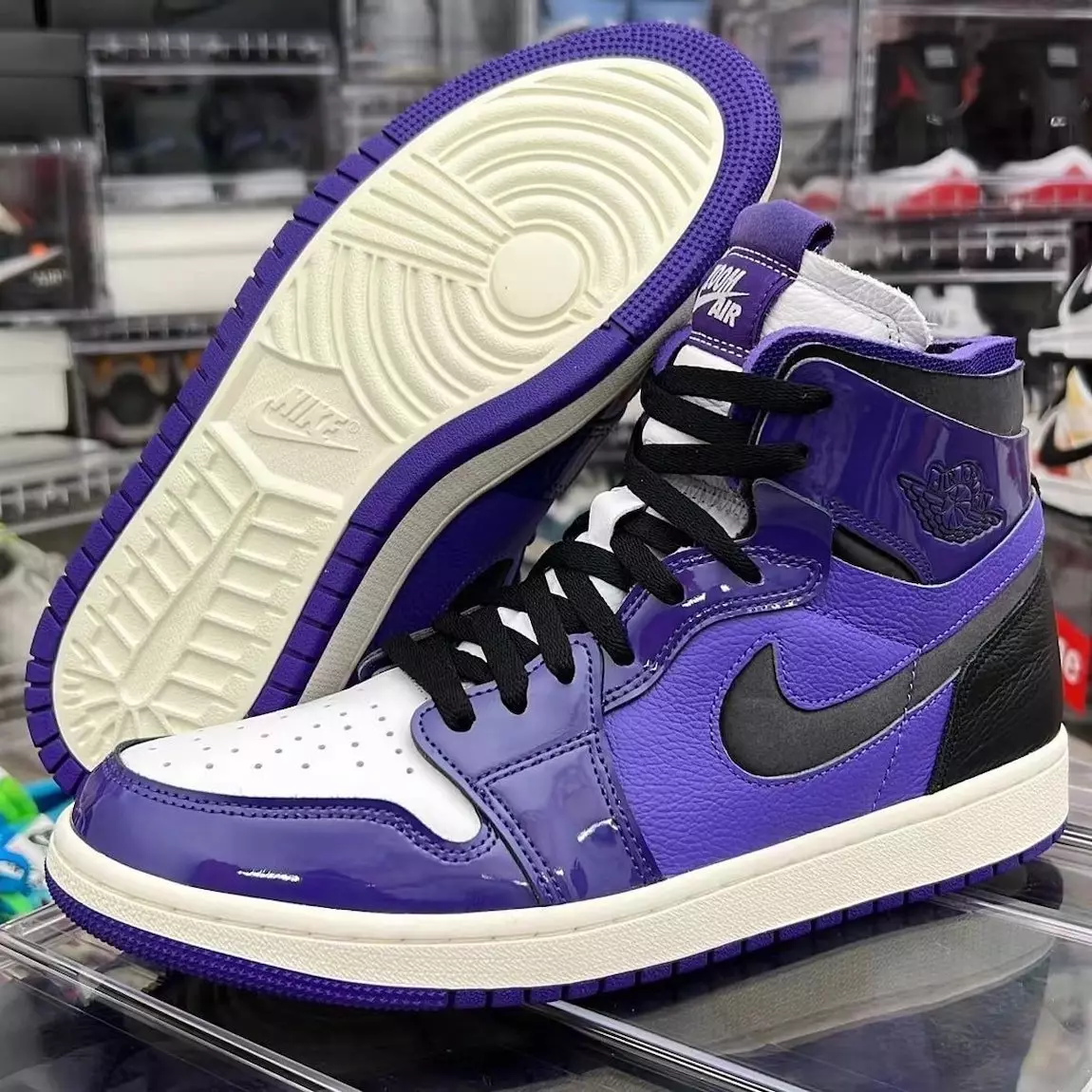 Air Jordan 1 Zoom CMFT Lilla patentutgivelsesdato