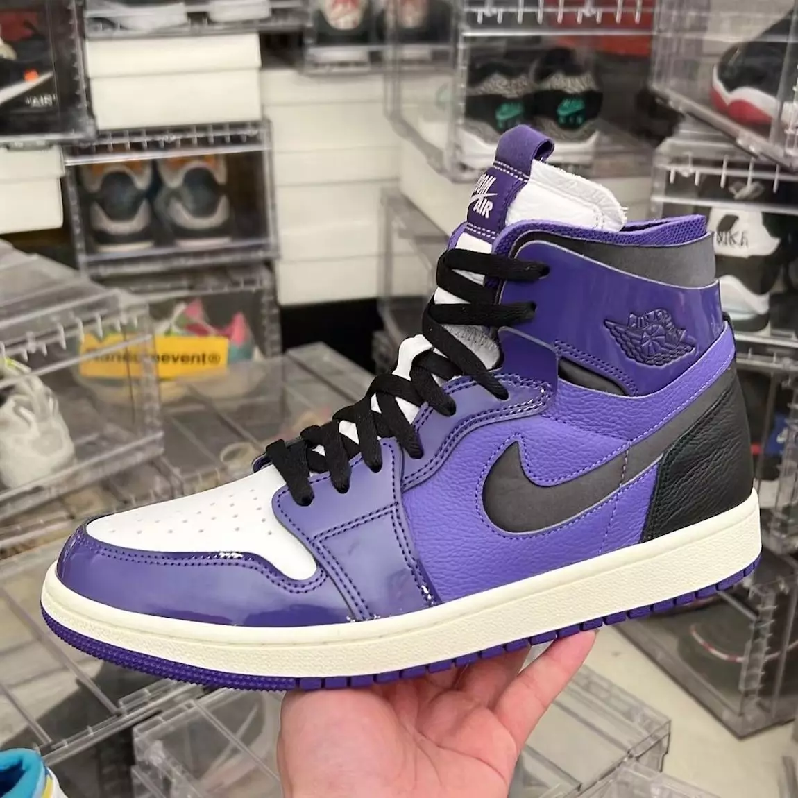 Air Jordan 1 Zoom CMFT Purple патент санаи барориши