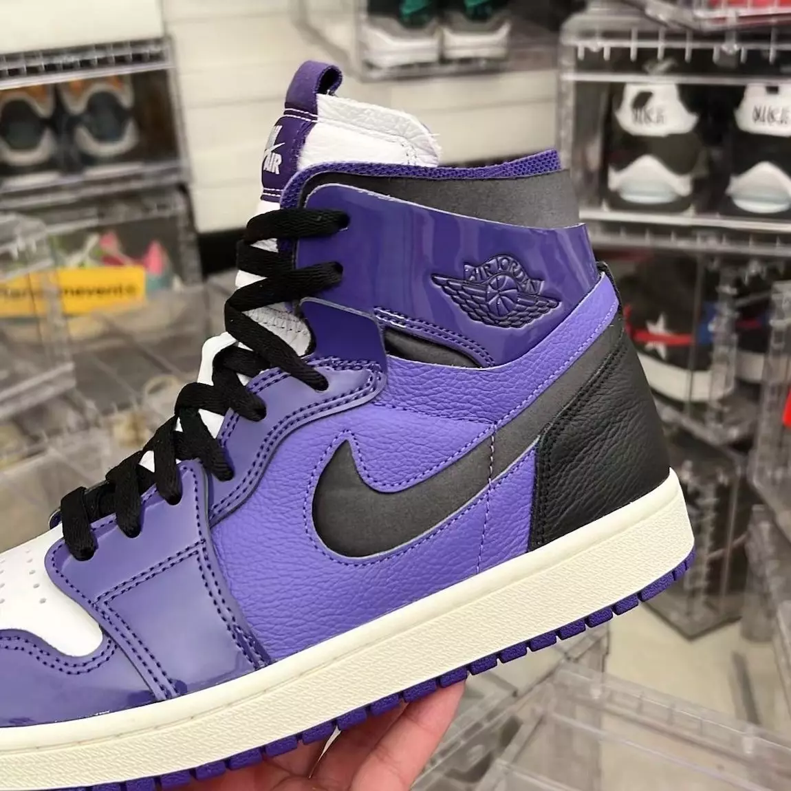 Air Jordan 1 Zoom CMFT Purple Ημερομηνία κυκλοφορίας πατέντας