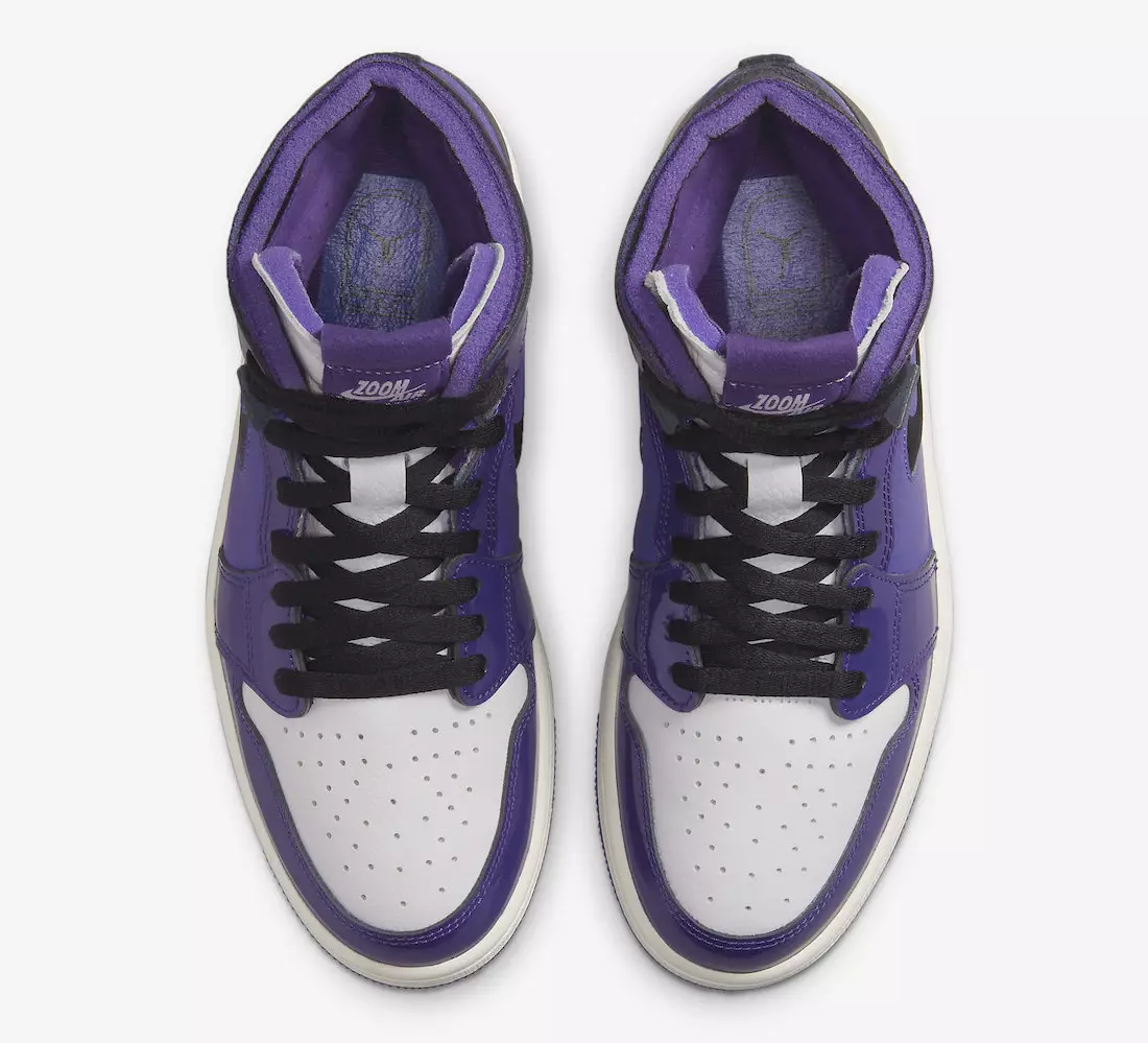 Air Jordan 1 Zoom CMFT Purple Patent CT0979-505 Kiadás dátuma