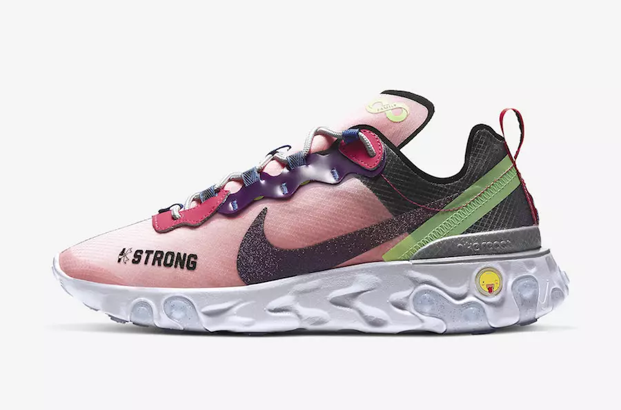 Kahleah Corona Nike React Element 55 Doernbecher CV2592-600 Data tal-Ħruġ