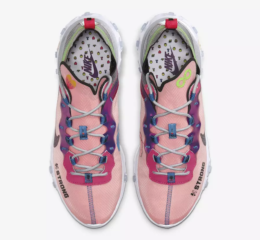 Kahleah Corona Nike React Element 55 Doernbecher CV2592-600 Ngày phát hành