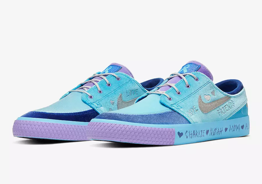 Desiree Castillo Nike SB Zoom Janoski Doernbecher CV2365-400 מעלדונג טאָג