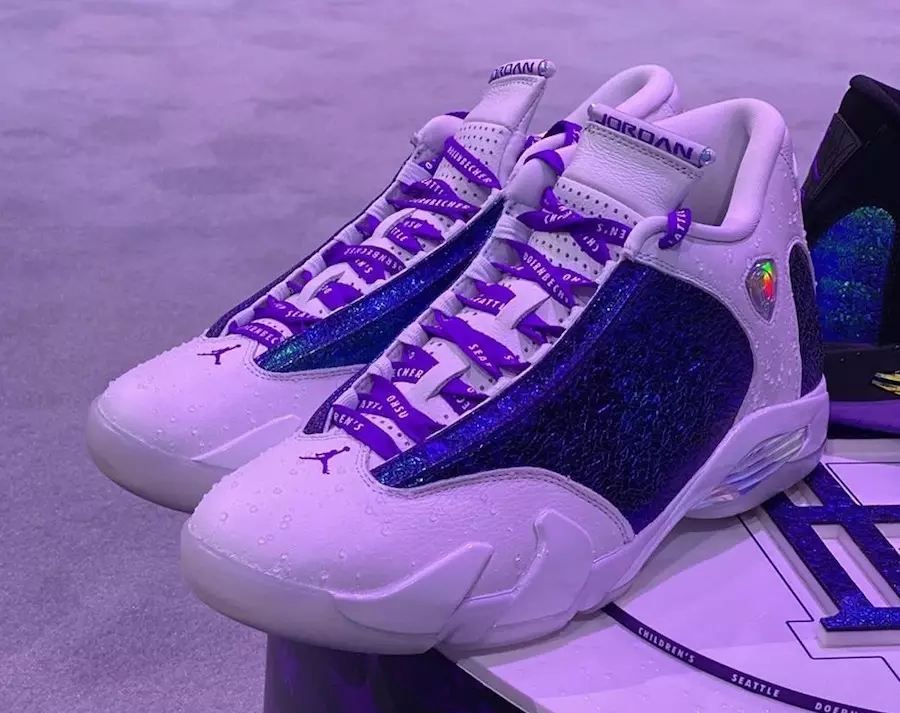 Air Jordan 14 Doernbecher alternatīvā versija Ethan Ellis izlaišanas datums