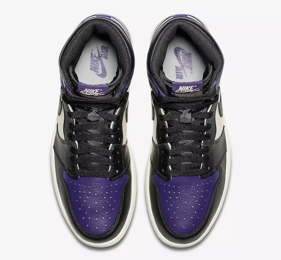 Air Jordan 1 Court Purple 555088-501 2018