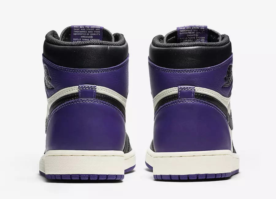 Air Jordan 1 Court Purple 555088-501 2018 година