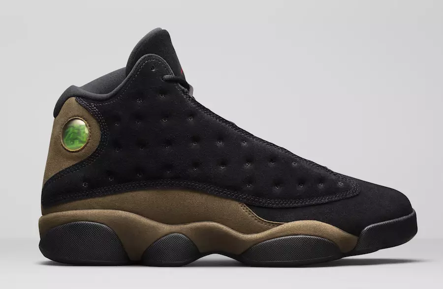 Кроссовки Air Jordan 13 оливковые 414571-006