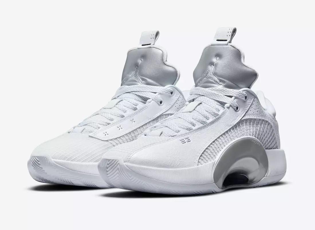 Air Jordan 35 Low «White Metallic»-ի պաշտոնական լուսանկարները