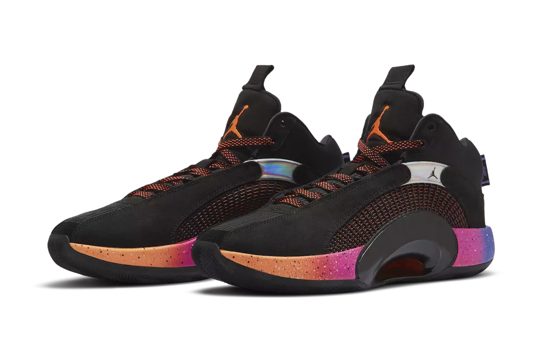 Air Jordan 35 amb soles Sunset Gradient