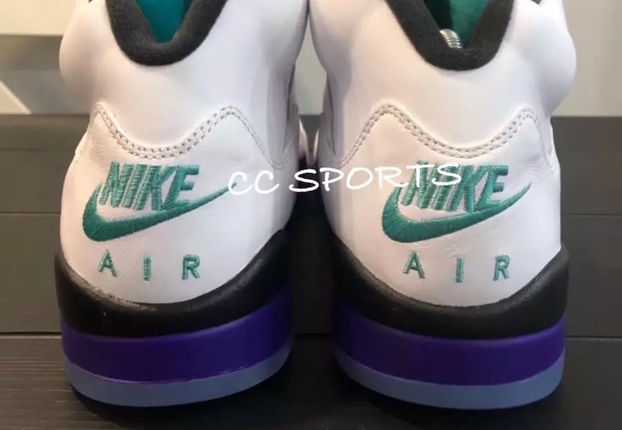 ویل اسمیت Fresh Prince Air Jordan 5 Grape