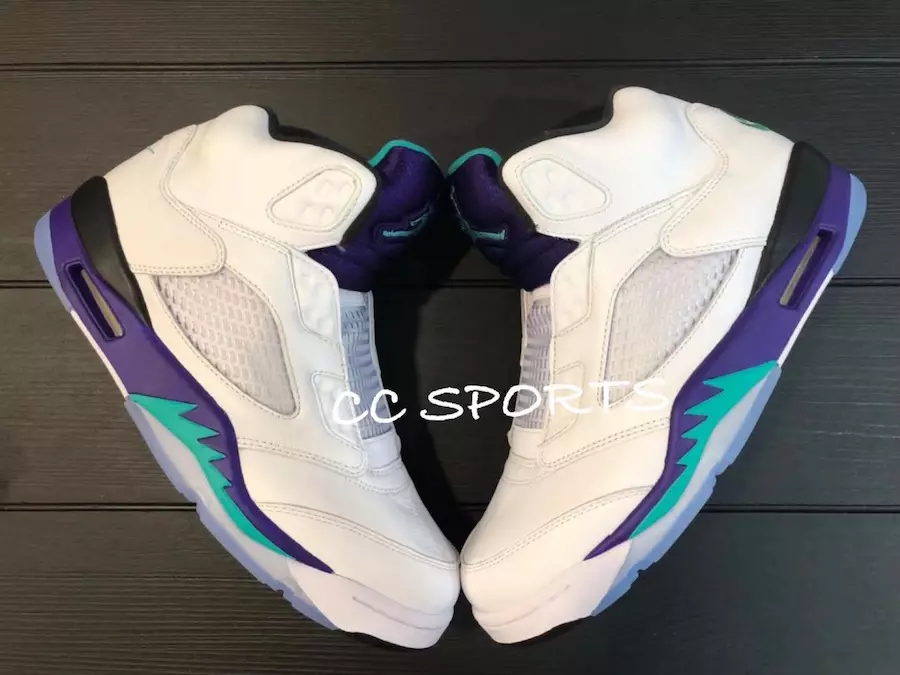 Air Jordan 5 NRG Grape Fresh Prince Թողարկման ամսաթիվ