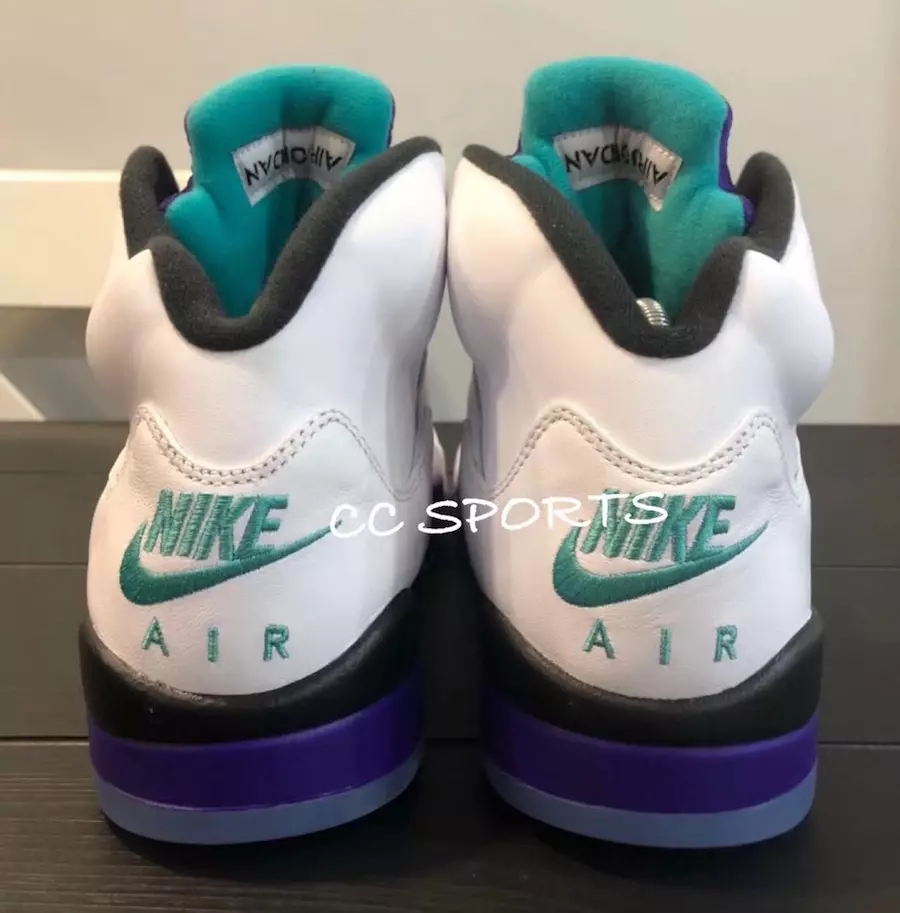 Air Jordan 5 NRG Grape Fresh Prince Datum vydání