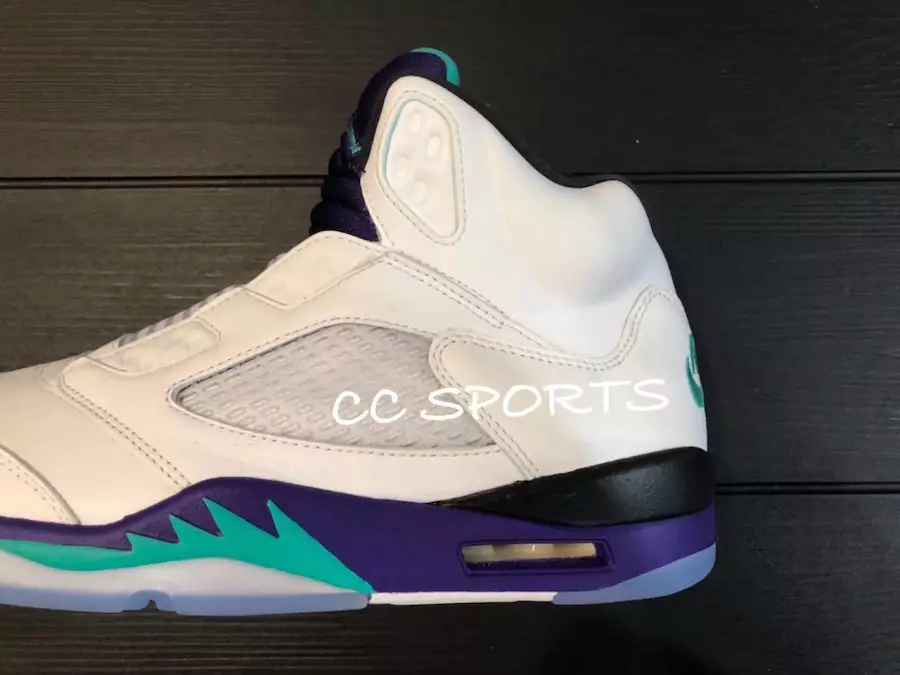 Air Jordan 5 NRG Grape Fresh Prince Datum vydání