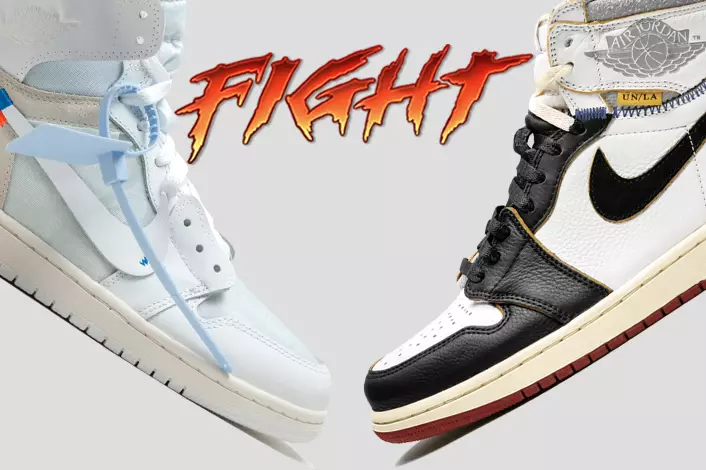 Labāka versija: Off-White Air Jordan 1 vai Union Air Jordan 1