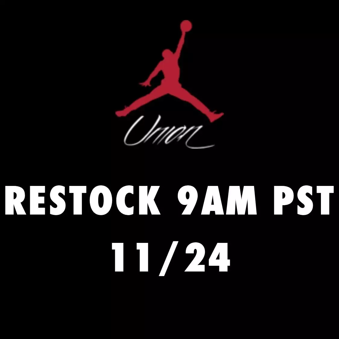 Union Air Jordan 1 Restock Նոյեմբեր 2018