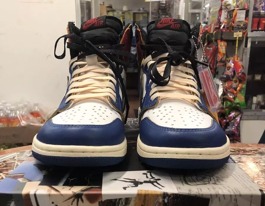 Union Air Jordan 1 BV1300-146 מעלדונג טאָג