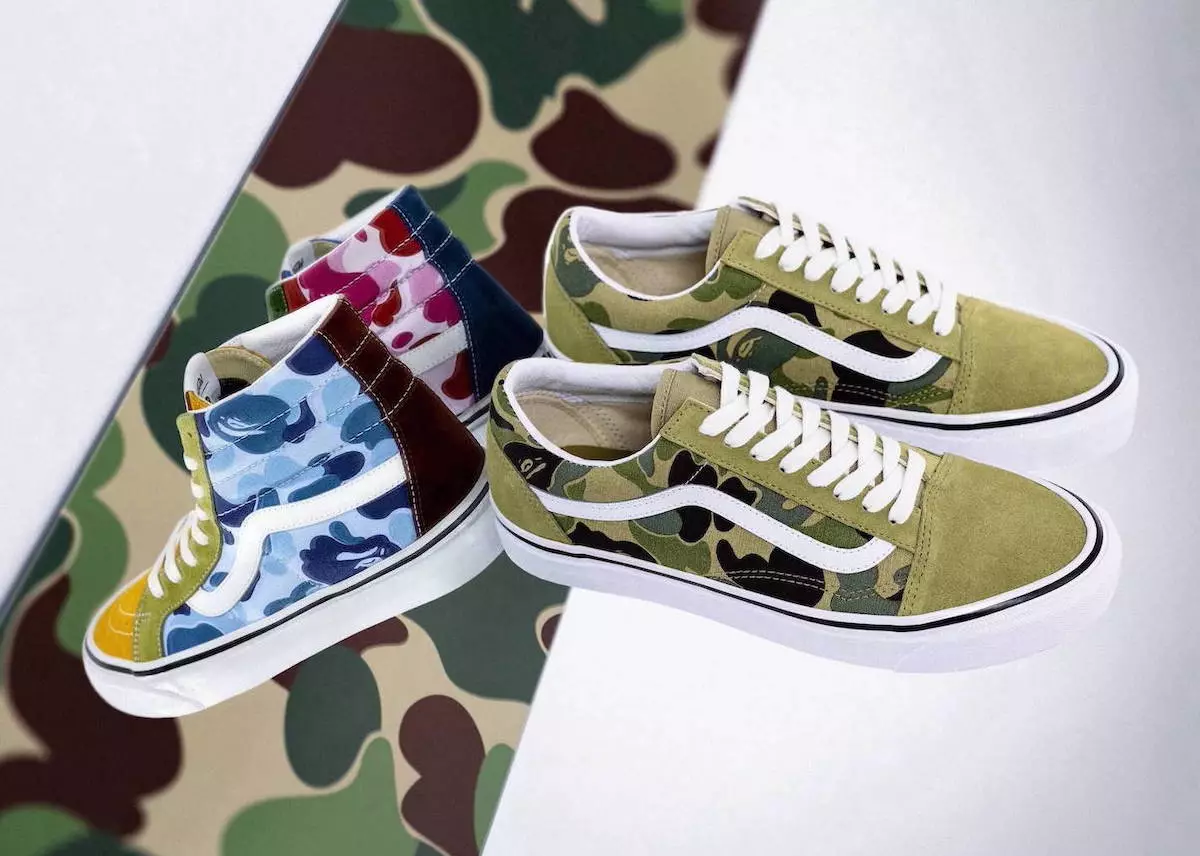 Bape and Vans Second Collab ilmub 26. veebruaril