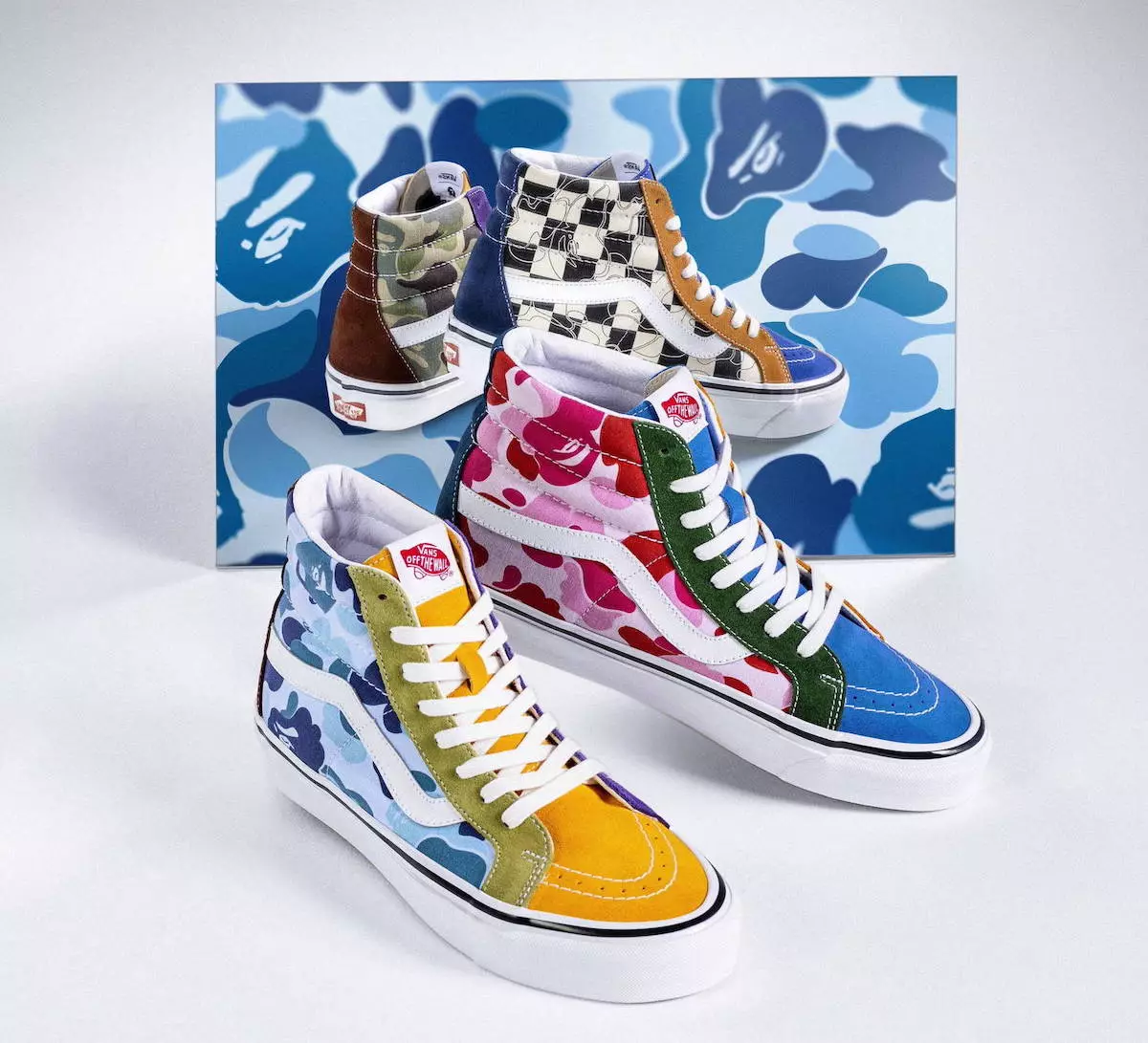 Bape Vans Sk8-Hi 2022 Data e Publikimit-1