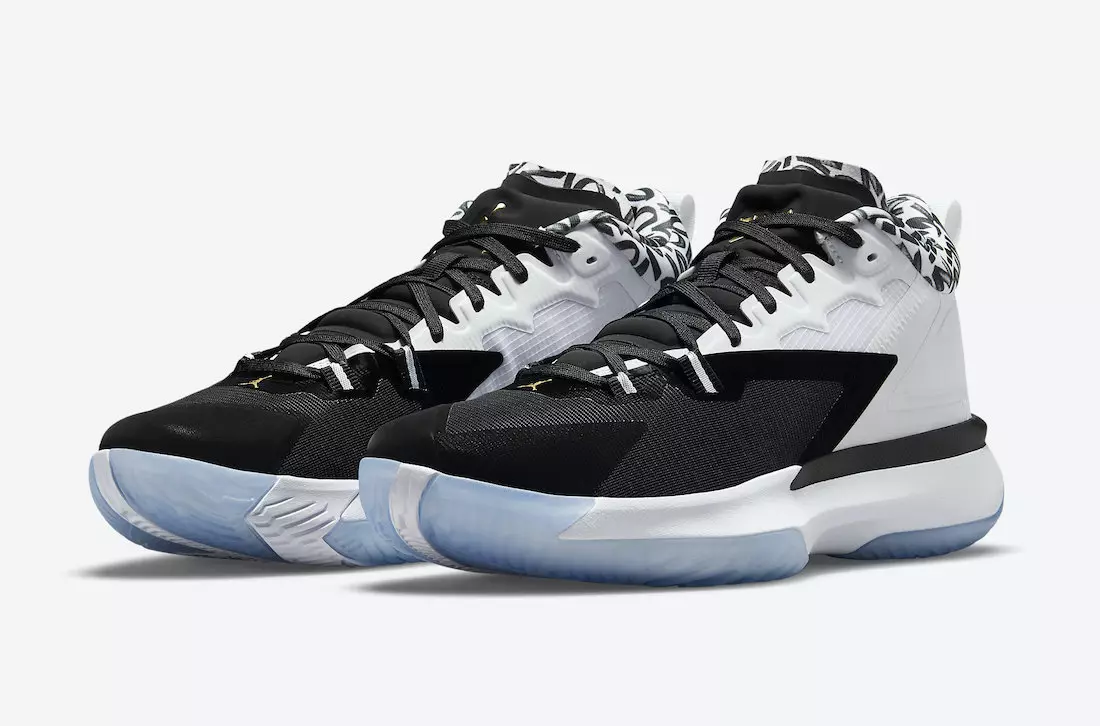 Superficies Jordan Z Code de Zion Williamson en blanco y negro