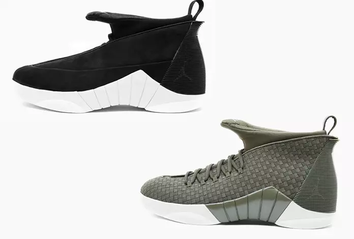 PSNY x Air Jordan 15 katika Nyeusi na Mizeituni Inayotolewa Leo