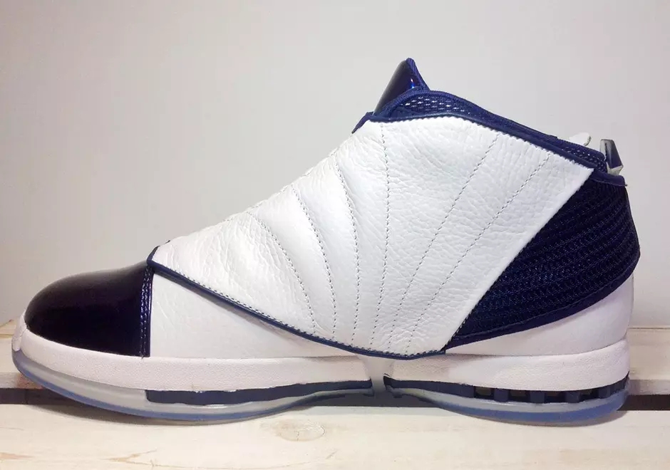 Air Jordan 16 Retro White Navy november 2016