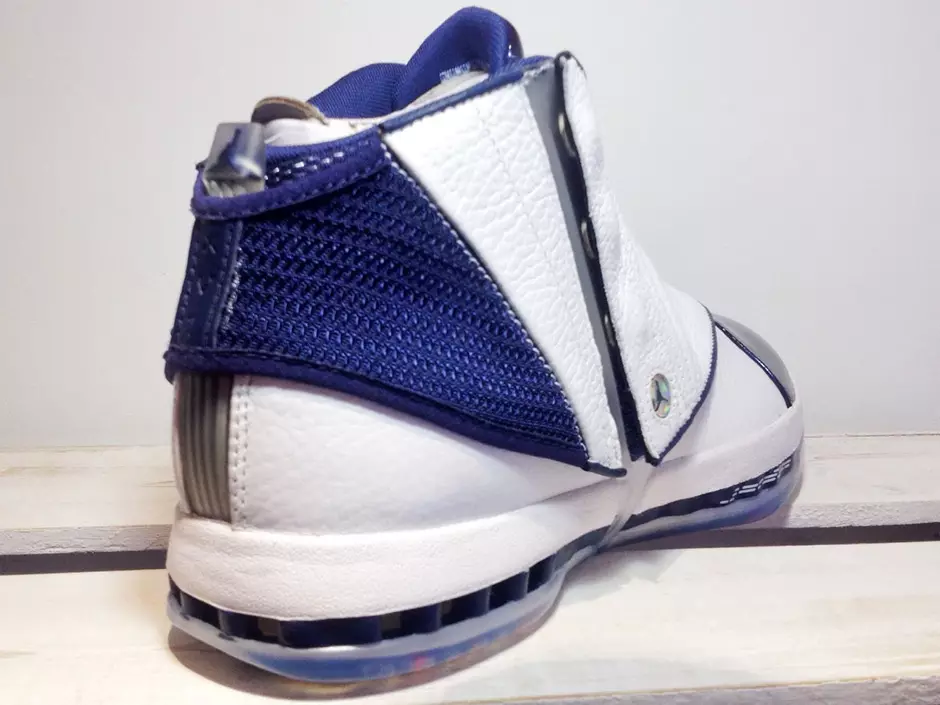 Air Jordan 16 Retro White Navy 2016 жылдың қарашасы