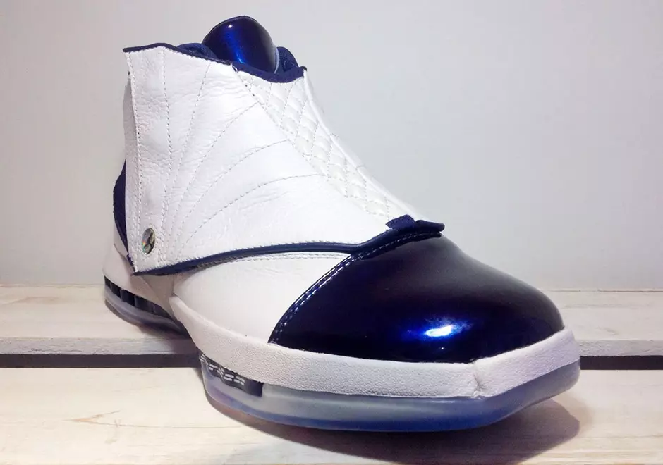 Air Jordan 16 Retro White Navy ноември 2016 г