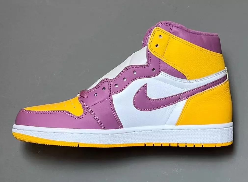 Air Jordan 1 Brotherhood University Gold Light Bordeaux 555088-706 Ngày phát hành