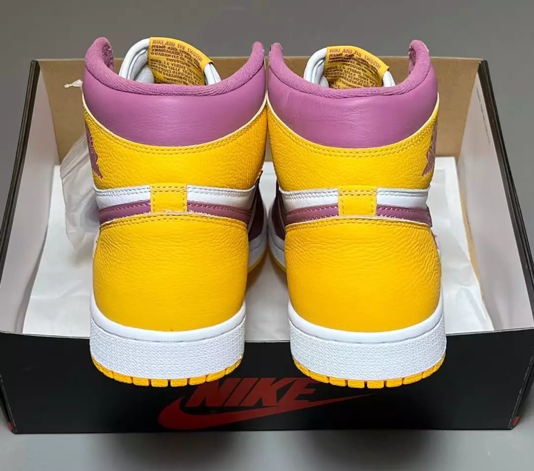 Air Jordan 1 Brotherhood University Gold Light Bordeaux 555088-706 Дата на издаване