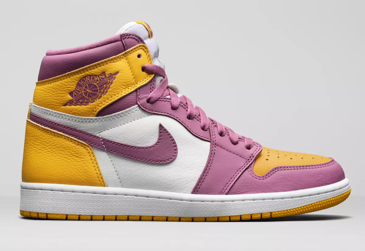 Air Jordan 1 Brotherhood University Gold Light Bordeaux 555088-706 Útgáfudagur