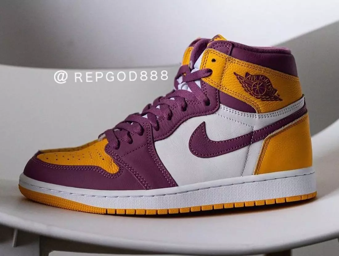 Air Jordan 1 Bráithreachas 555088-706 Dáta Eisiúna