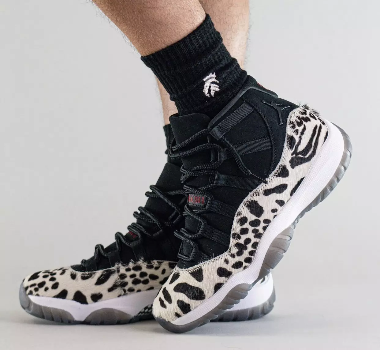 Air Jordan 11 Animal Instinct AR0715-010 Datum vydání na nohou