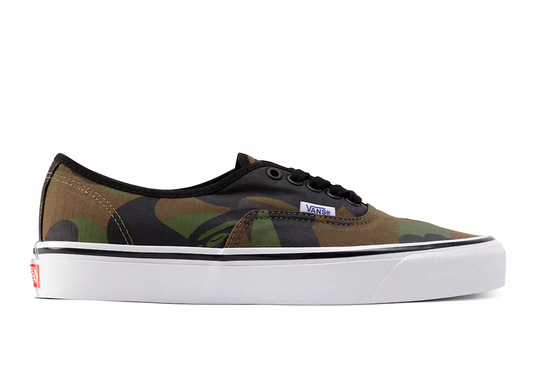 Ημερομηνία κυκλοφορίας BAPE Vans Authentic 44 DX