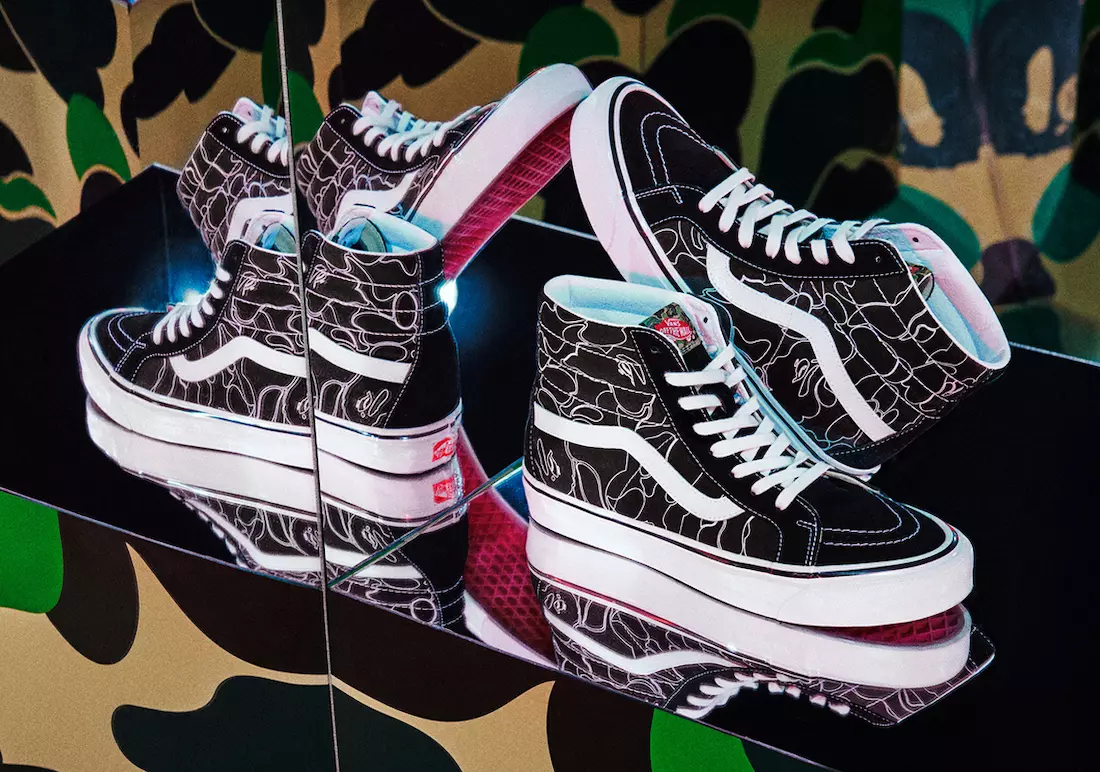 BAPE Vans Sk8-Hi 38 DX väljalaskekuupäev