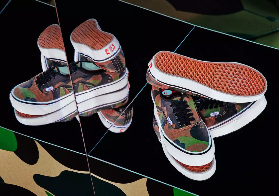 A BAPE Vans Authentic 44 DX megjelenési dátuma