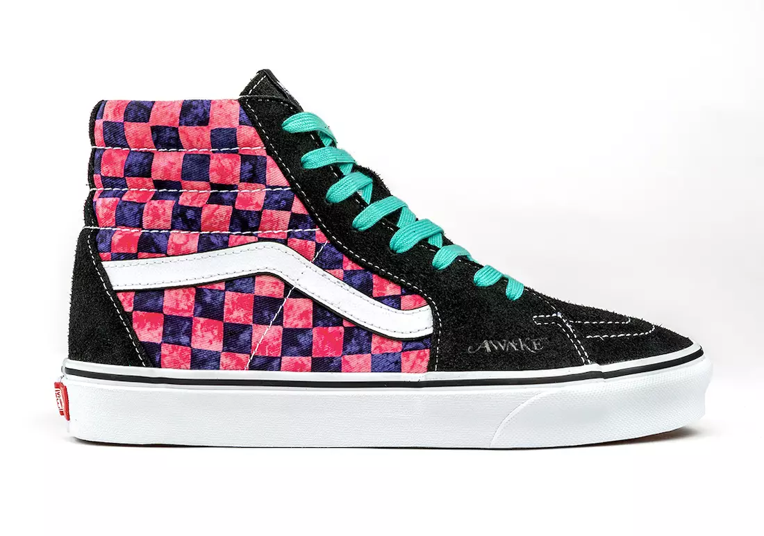 Awake NY Vans Sk8-Hi қызғылт қара түсті шығарылым күні