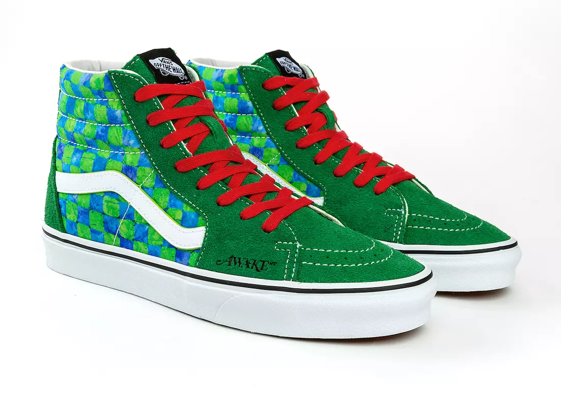 Awake NY Vans Sk8-Hi Green Blue გამოშვების თარიღი