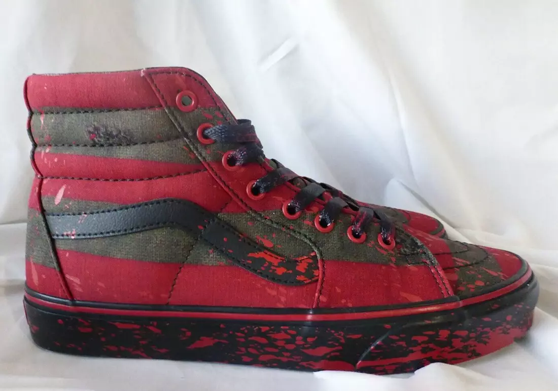 A Nightmare on Elm Street Vans Sk8-Hi Freddy Krueger Датум на објавување