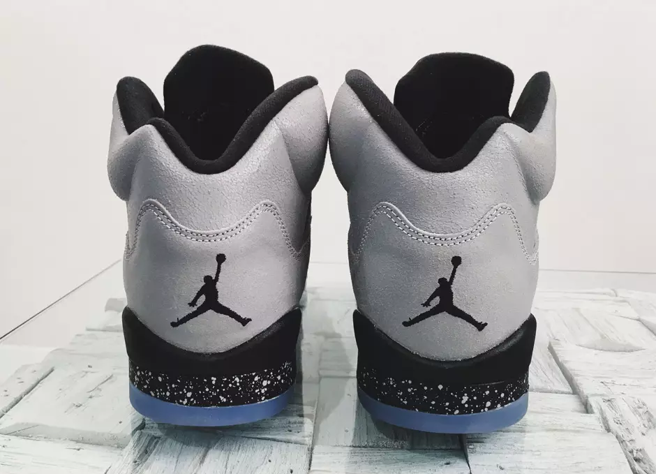 Air Jordan 5 Wolf Grey Black