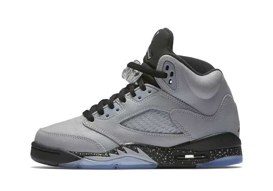 Air Jordan 5 GS Wolf Grey Black გამოშვების თარიღი