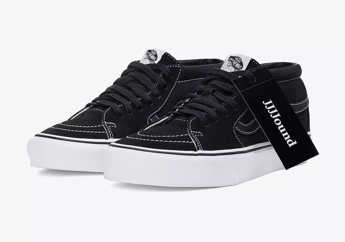 JJJJound Vans Sk8-Mid Skool Black Releasedatum