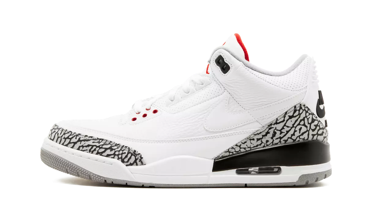 Air Jordan 3 JTH Белый Цемент