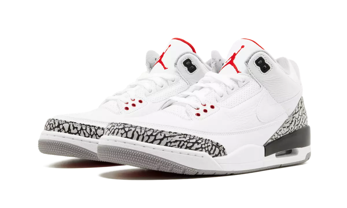 Air Jordan 3 JTH Blanc Ciment