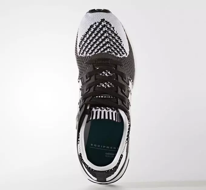 أديداس EQT Support RF Primeknit Zebra أسود أبيض BY9600