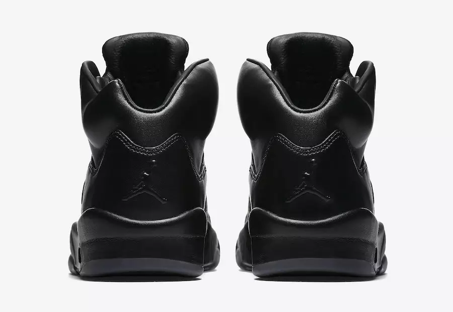 Air Jordan 5 driedubbele zwarte hak 881432-010